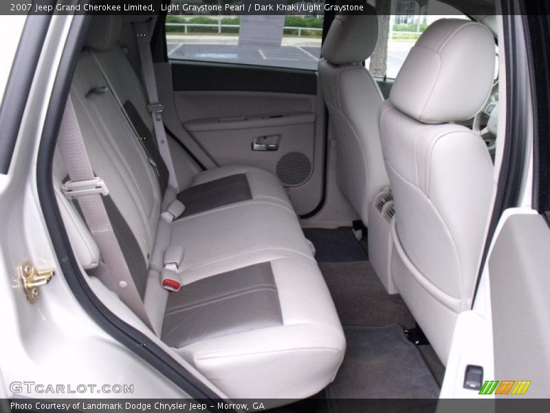 Light Graystone Pearl / Dark Khaki/Light Graystone 2007 Jeep Grand Cherokee Limited