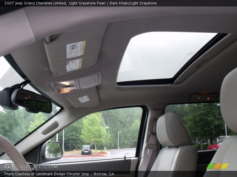 Light Graystone Pearl / Dark Khaki/Light Graystone 2007 Jeep Grand Cherokee Limited
