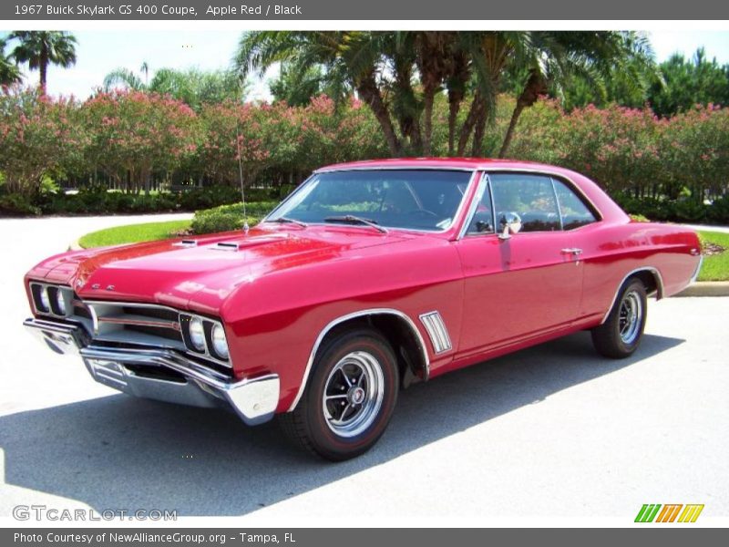 Apple Red / Black 1967 Buick Skylark GS 400 Coupe