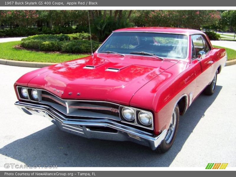 Apple Red / Black 1967 Buick Skylark GS 400 Coupe