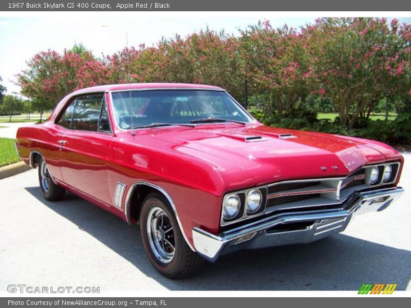 Apple Red / Black 1967 Buick Skylark GS 400 Coupe