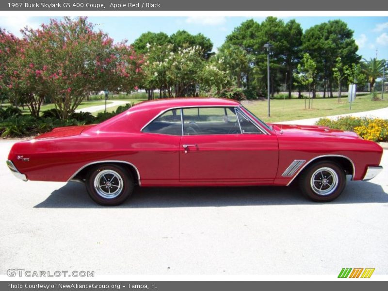 Apple Red / Black 1967 Buick Skylark GS 400 Coupe