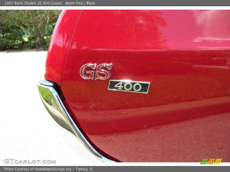 Apple Red / Black 1967 Buick Skylark GS 400 Coupe