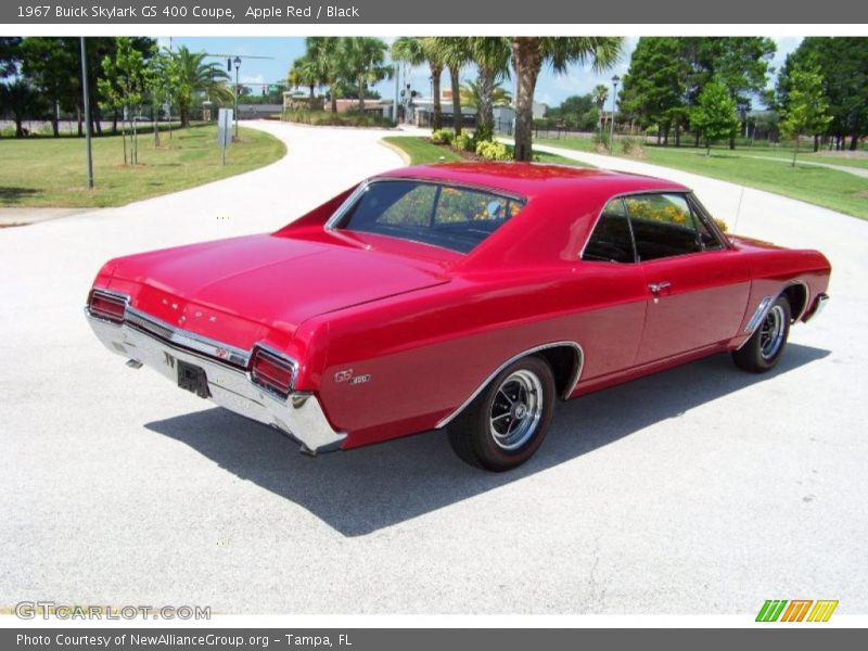 Apple Red / Black 1967 Buick Skylark GS 400 Coupe