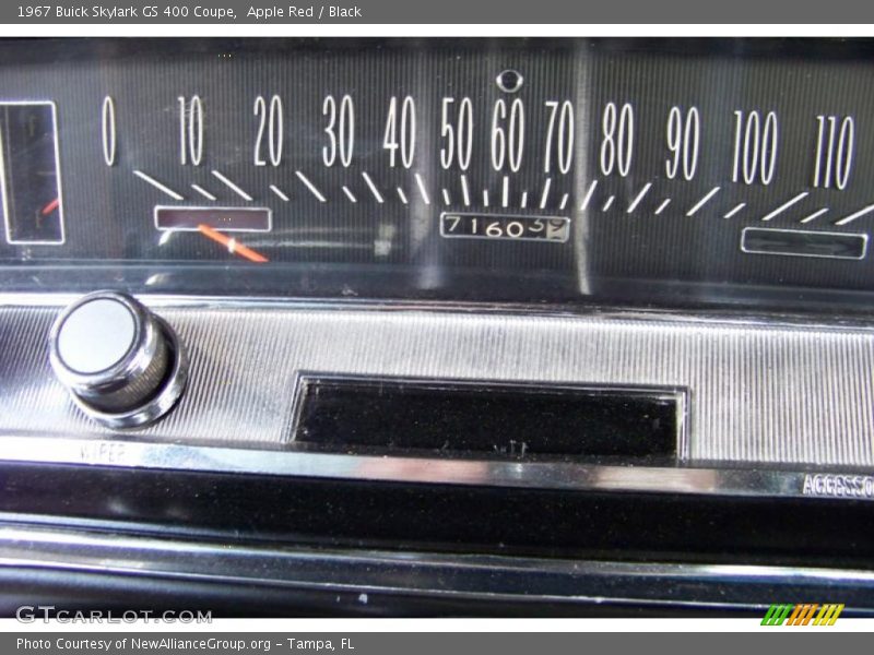 Apple Red / Black 1967 Buick Skylark GS 400 Coupe