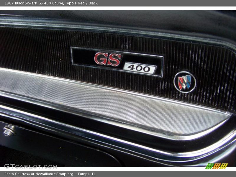 Apple Red / Black 1967 Buick Skylark GS 400 Coupe