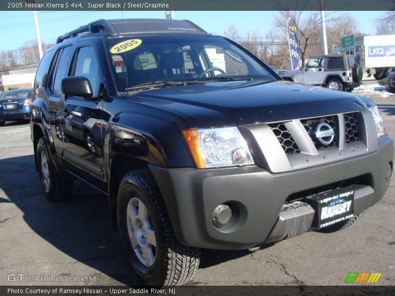 Super Black / Steel/Graphite 2005 Nissan Xterra S 4x4