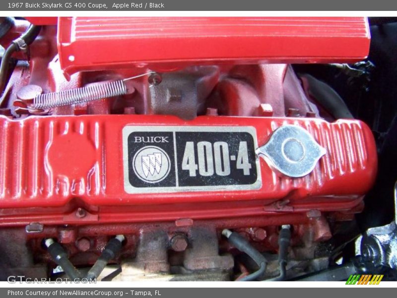 Apple Red / Black 1967 Buick Skylark GS 400 Coupe