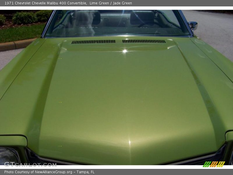 Lime Green / Jade Green 1971 Chevrolet Chevelle Malibu 400 Convertible