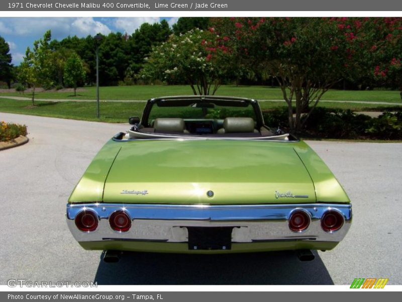 Lime Green / Jade Green 1971 Chevrolet Chevelle Malibu 400 Convertible