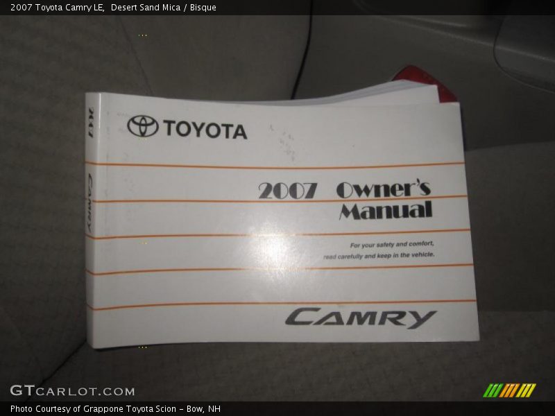 Desert Sand Mica / Bisque 2007 Toyota Camry LE