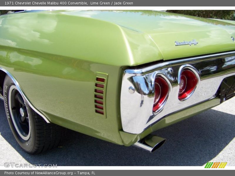 Lime Green / Jade Green 1971 Chevrolet Chevelle Malibu 400 Convertible