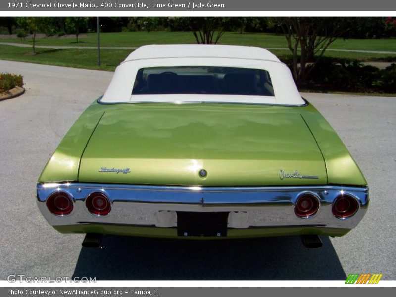 Lime Green / Jade Green 1971 Chevrolet Chevelle Malibu 400 Convertible