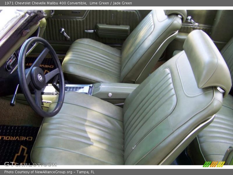 Lime Green / Jade Green 1971 Chevrolet Chevelle Malibu 400 Convertible