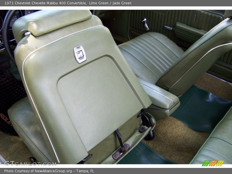 Lime Green / Jade Green 1971 Chevrolet Chevelle Malibu 400 Convertible