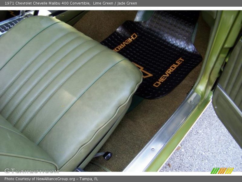 Lime Green / Jade Green 1971 Chevrolet Chevelle Malibu 400 Convertible