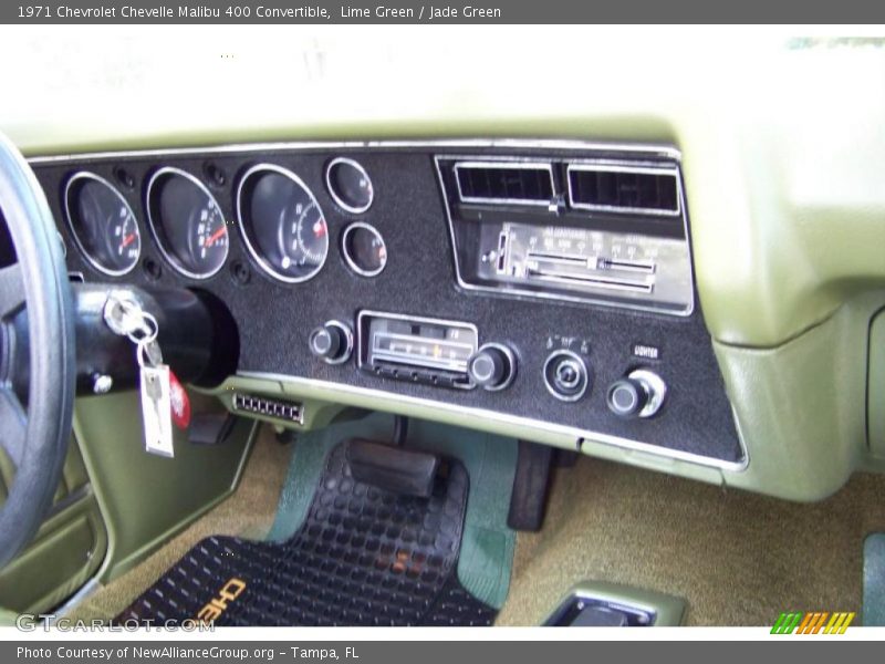 Lime Green / Jade Green 1971 Chevrolet Chevelle Malibu 400 Convertible