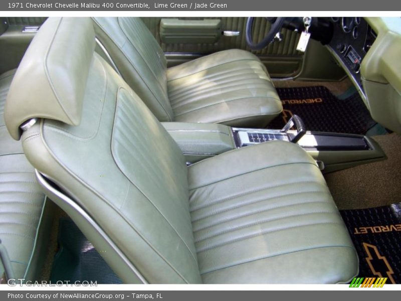 Lime Green / Jade Green 1971 Chevrolet Chevelle Malibu 400 Convertible
