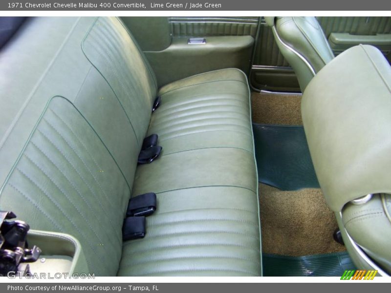 Lime Green / Jade Green 1971 Chevrolet Chevelle Malibu 400 Convertible