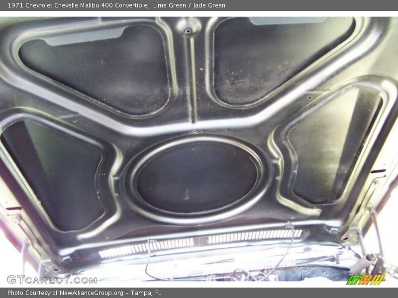 Lime Green / Jade Green 1971 Chevrolet Chevelle Malibu 400 Convertible
