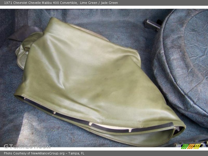 Lime Green / Jade Green 1971 Chevrolet Chevelle Malibu 400 Convertible