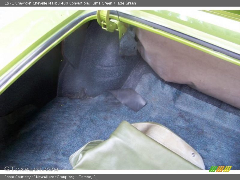Lime Green / Jade Green 1971 Chevrolet Chevelle Malibu 400 Convertible