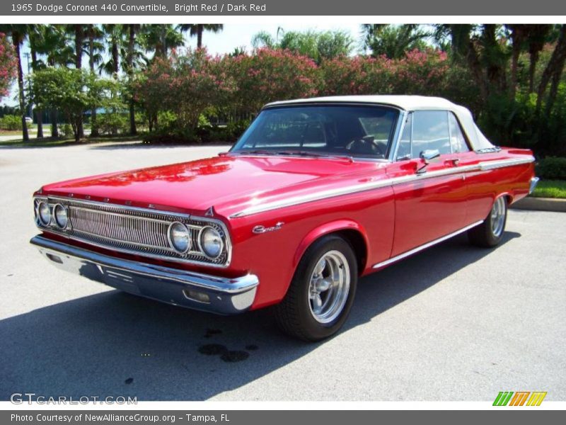 Front 3/4 View of 1965 Coronet 440 Convertible