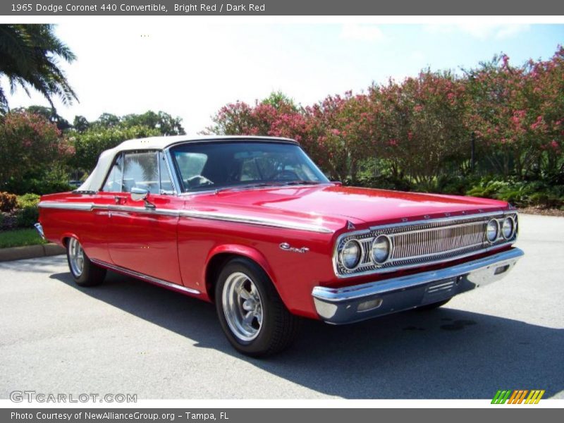 Front 3/4 View of 1965 Coronet 440 Convertible