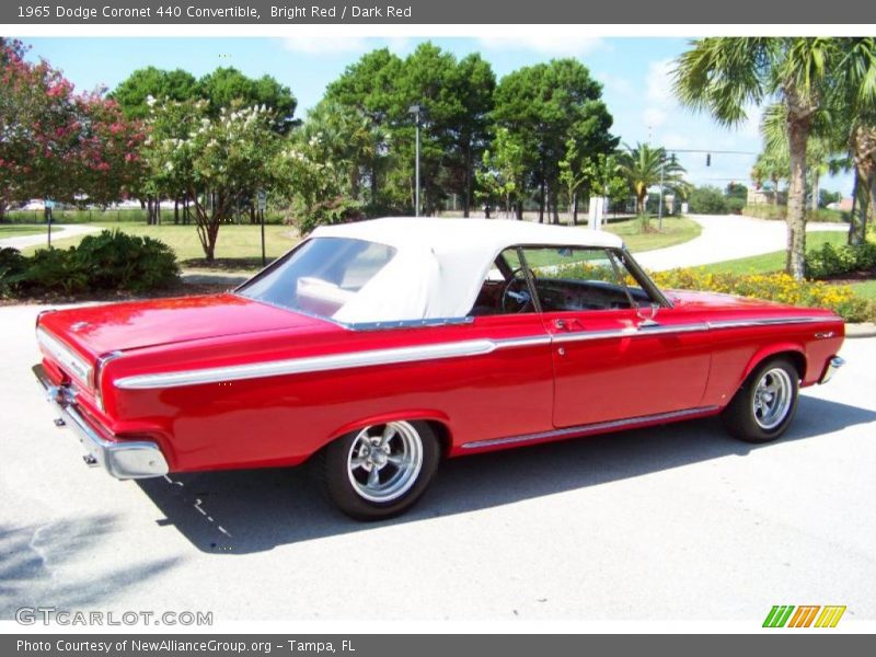 Bright Red / Dark Red 1965 Dodge Coronet 440 Convertible