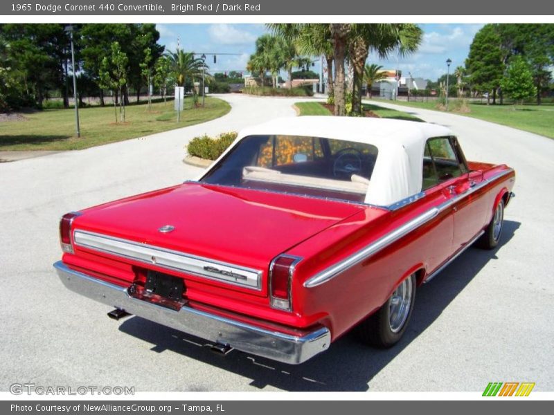 Bright Red / Dark Red 1965 Dodge Coronet 440 Convertible
