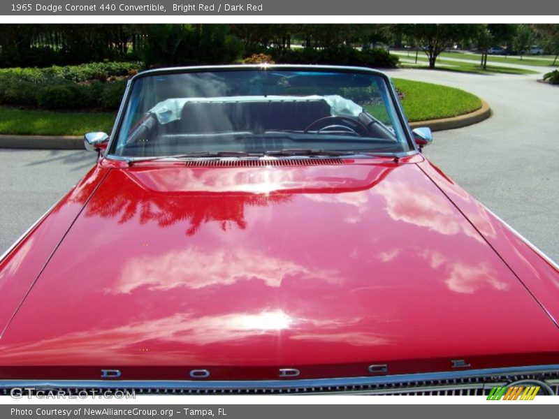Bright Red / Dark Red 1965 Dodge Coronet 440 Convertible