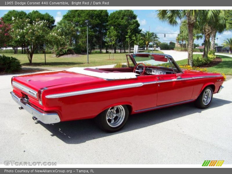 Bright Red / Dark Red 1965 Dodge Coronet 440 Convertible