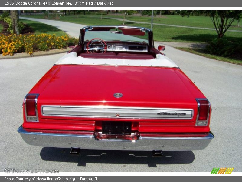 Bright Red / Dark Red 1965 Dodge Coronet 440 Convertible