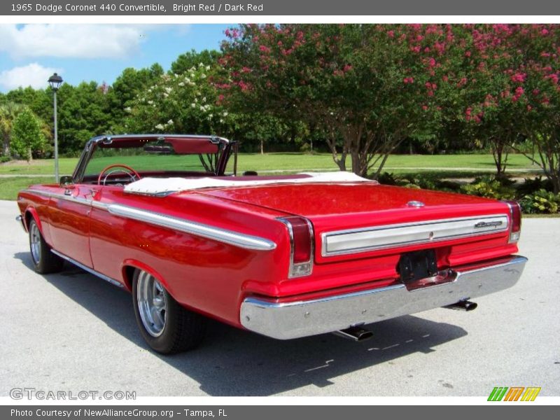 Bright Red / Dark Red 1965 Dodge Coronet 440 Convertible
