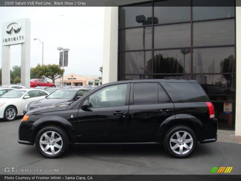 Black Onyx / Gray 2005 Saturn VUE Red Line