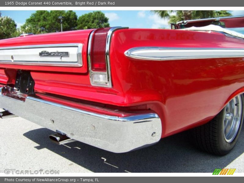 Bright Red / Dark Red 1965 Dodge Coronet 440 Convertible
