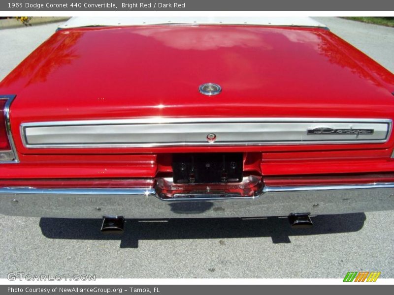 Bright Red / Dark Red 1965 Dodge Coronet 440 Convertible