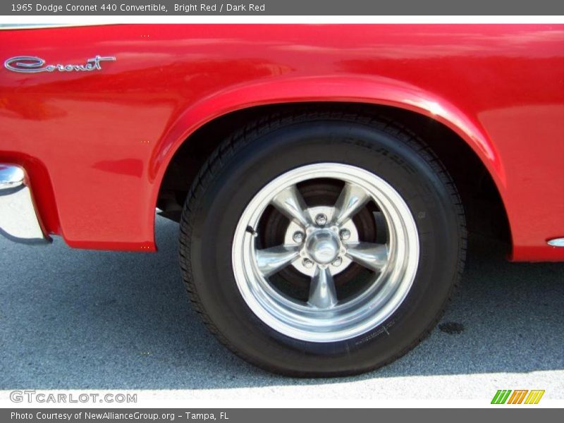 Bright Red / Dark Red 1965 Dodge Coronet 440 Convertible