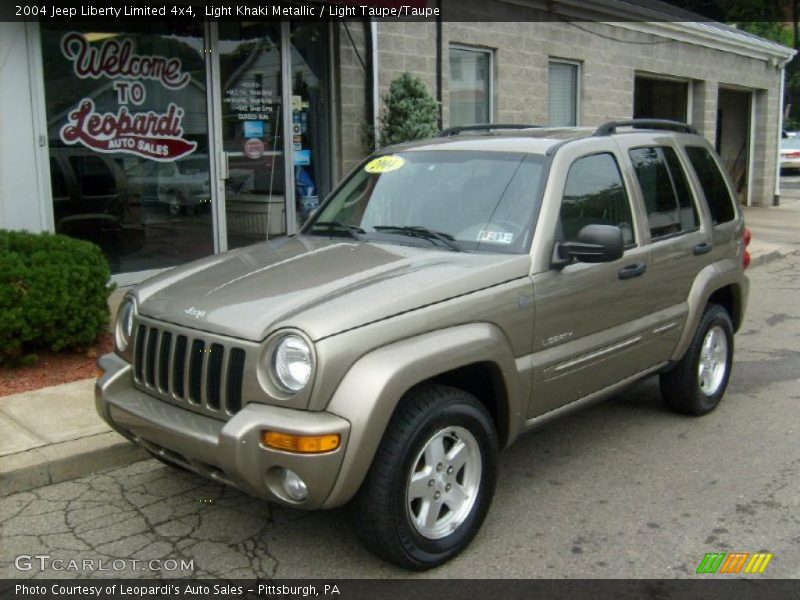 Light Khaki Metallic / Light Taupe/Taupe 2004 Jeep Liberty Limited 4x4