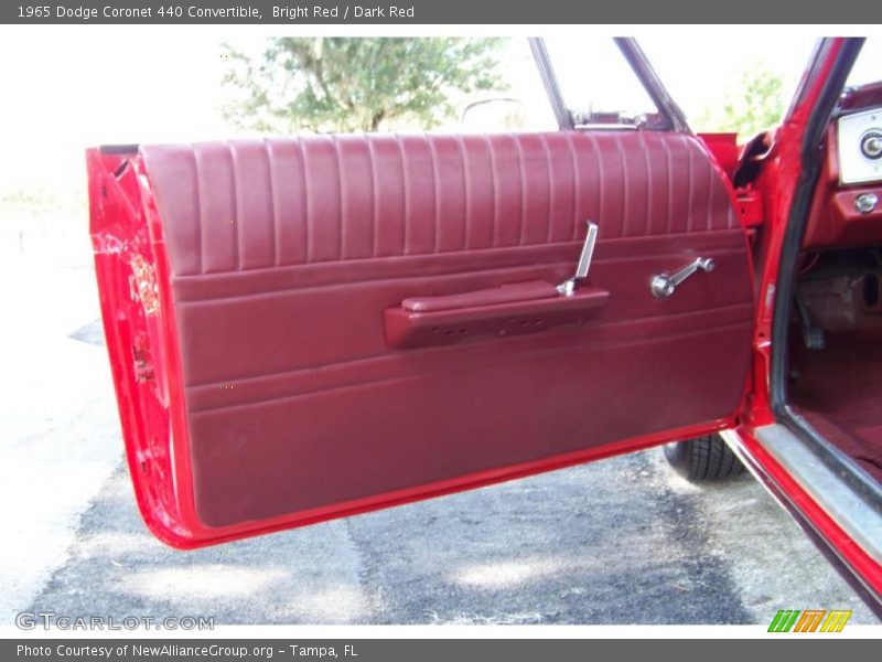 Bright Red / Dark Red 1965 Dodge Coronet 440 Convertible