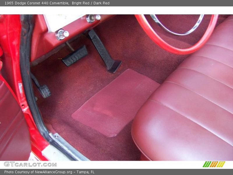 Bright Red / Dark Red 1965 Dodge Coronet 440 Convertible
