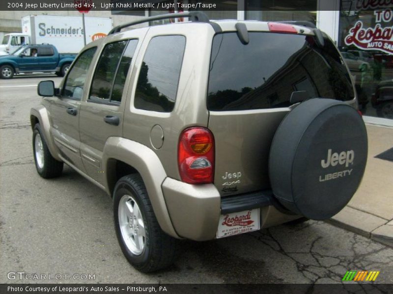 Light Khaki Metallic / Light Taupe/Taupe 2004 Jeep Liberty Limited 4x4