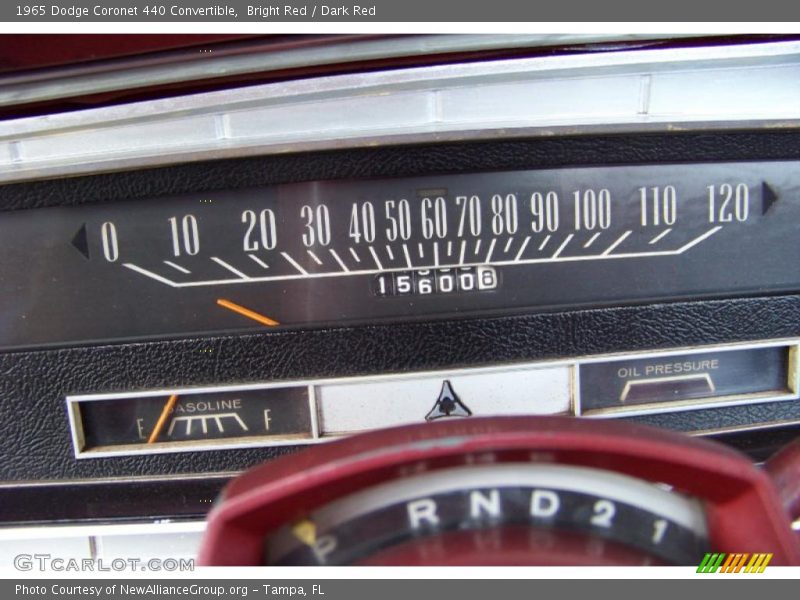 Bright Red / Dark Red 1965 Dodge Coronet 440 Convertible