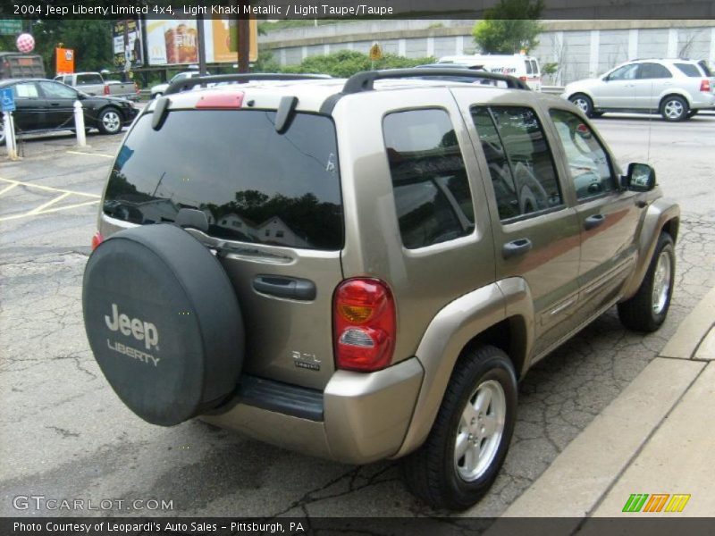 Light Khaki Metallic / Light Taupe/Taupe 2004 Jeep Liberty Limited 4x4