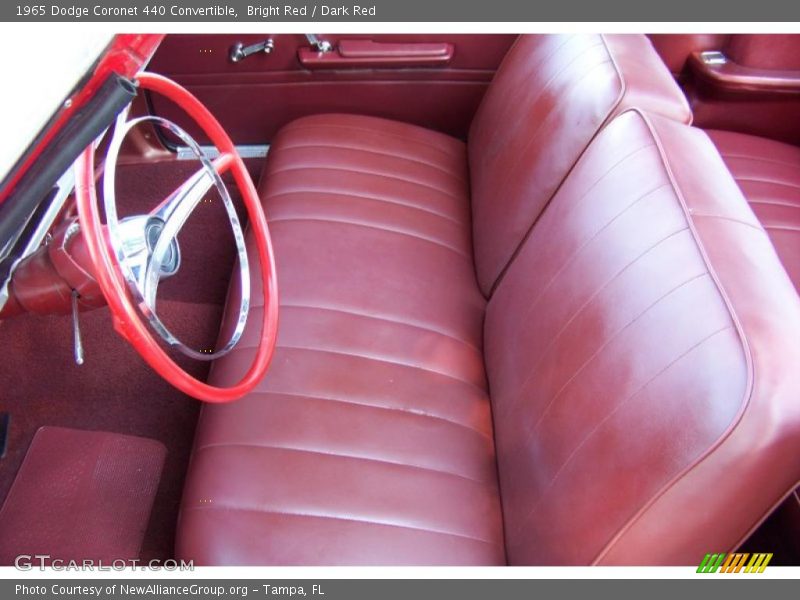 Bright Red / Dark Red 1965 Dodge Coronet 440 Convertible