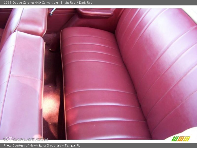 Bright Red / Dark Red 1965 Dodge Coronet 440 Convertible