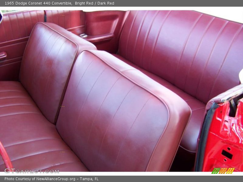 Bright Red / Dark Red 1965 Dodge Coronet 440 Convertible