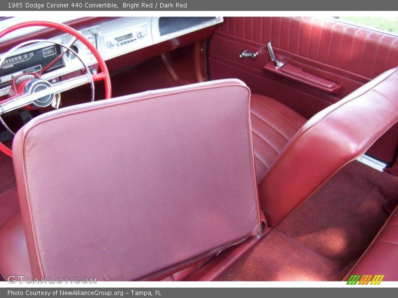 Bright Red / Dark Red 1965 Dodge Coronet 440 Convertible