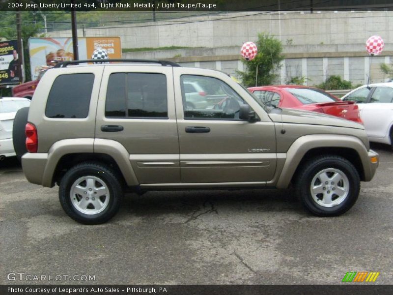 Light Khaki Metallic / Light Taupe/Taupe 2004 Jeep Liberty Limited 4x4