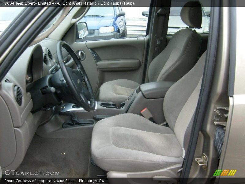 Light Khaki Metallic / Light Taupe/Taupe 2004 Jeep Liberty Limited 4x4